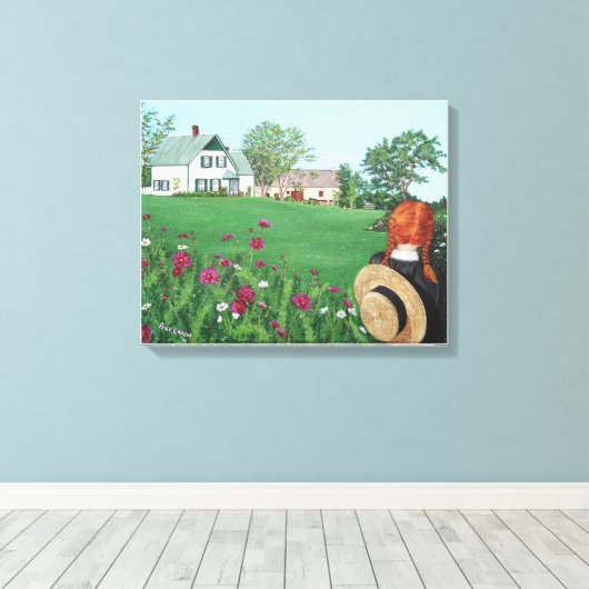Anne of Green Gables, PEI C Canvas Afdruk (Insitu (Houten vloer))