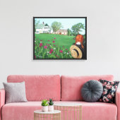 Anne of Green Gables, PEI: "Op zoek naar liefde" Canvas Afdruk (Insitu (Woonkamer))