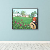 Anne of Green Gables, PEI: "Op zoek naar liefde" Canvas Afdruk (Insitu (Houten vloer))