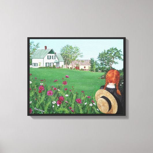 Anne of Green Gables, PEI: "Op zoek naar liefde" Canvas Afdruk (Voorkant)