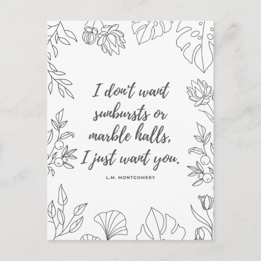 Anne of Green Gables Quote Briefkaart (Voorkant)