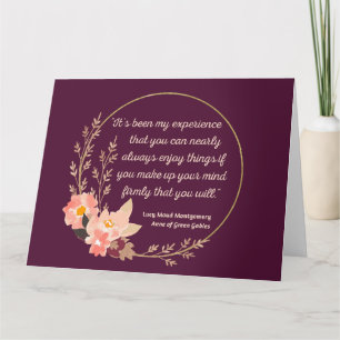 Anne of Green Gables Quote I - Schattigee stijl Kaart