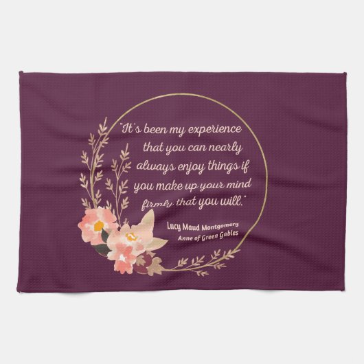 Anne of Green Gables Quote I - Schattigee stijl Theedoek (Horizontaal)