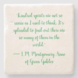 Anne of Green Gables quote-Limestone Onderzetter
