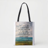 Anne of Green Gables Quote Tote Bag (Voorkant)