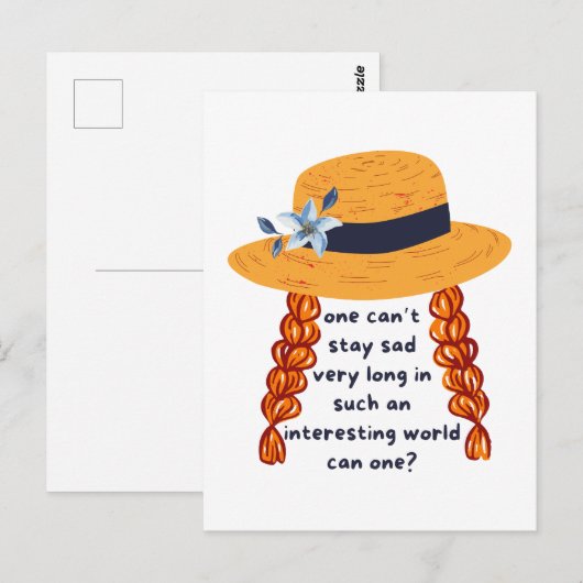 Anne of Green Gables Shirley Book Quote Briefkaart (Voorkant / Achterkant)