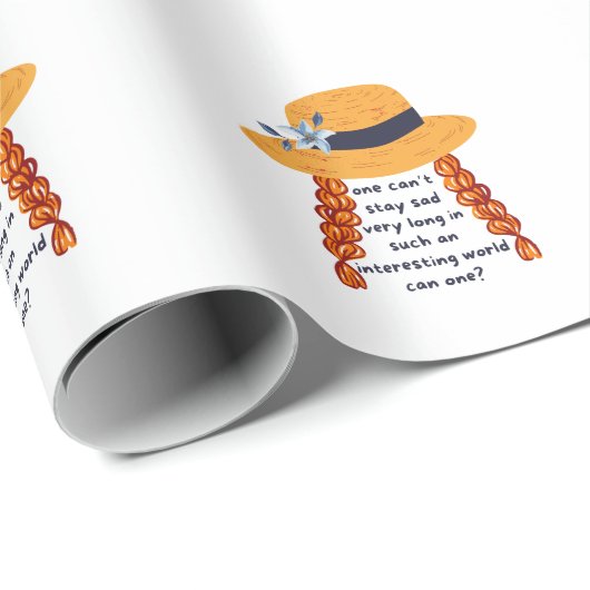 Anne of Green Gables Shirley Book Quote Cadeaupapier (Rol Hoek)