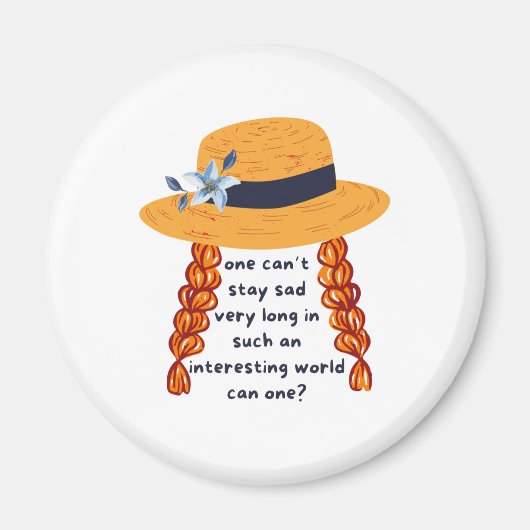 Anne of Green Gables Shirley Book Quote Magneet (Voorkant)