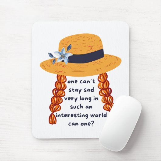 Anne of Green Gables Shirley Book Quote Muismat (Met muis)