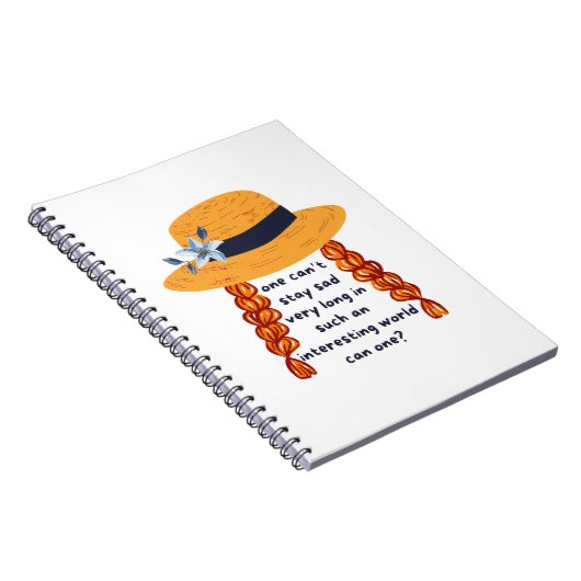 Anne of Green Gables Shirley Book Quote Notitieboek (Rechterzijde)