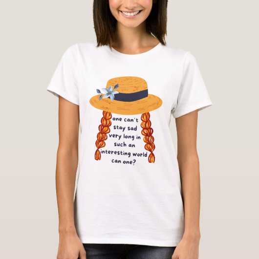 Anne of Green Gables Shirley Book Quote T-shirt (Voorkant)