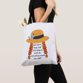Anne of Green Gables Shirley Book Quote Tote Bag (Dichtbij)