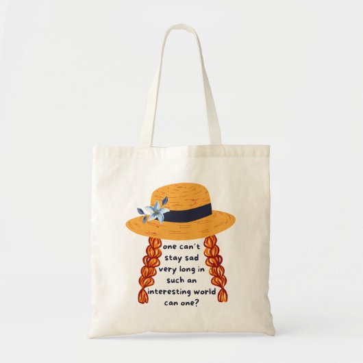 Anne of Green Gables Shirley Book Quote Tote Bag (Voorkant)
