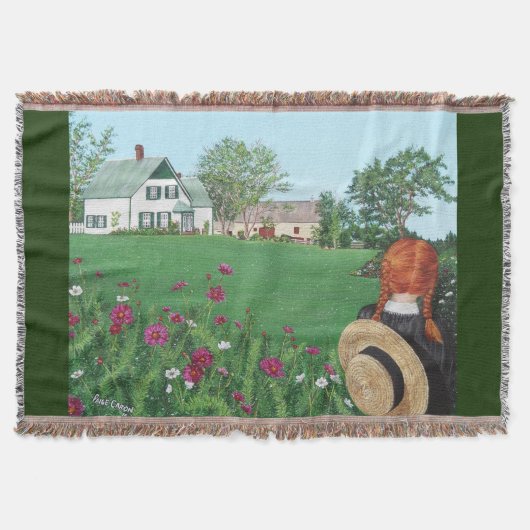 Anne of Green Gables Throw Blanket Deken (Voorkant)