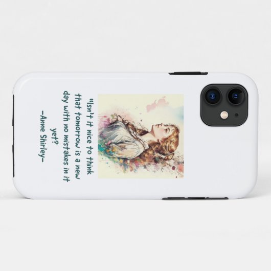 Anne of Green Gables waterverf print Case-Mate iPhone Case (Achterkant (horizontaal))