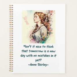Anne of Green Gables waterverf print Planner
