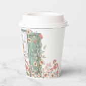 Anne of Green Gables | Wildbloem Papieren Bekers (Achterkant)