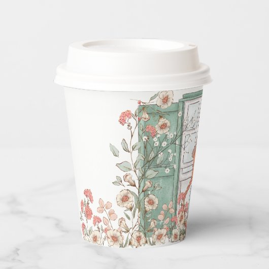 Anne of Green Gables | Wildbloem Papieren Bekers (Voorkant)