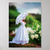 Anne op het meer van de mijnwateren poster (Voorkant)