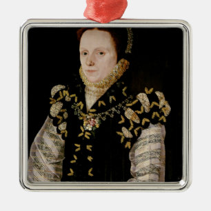 Anne Russell, County of Warwick, c.1565 Metalen Ornament