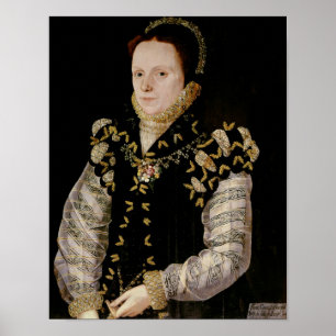 Anne Russell, County of Warwick, c.1565 Poster