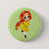 Anne Shirley (Anne of Green Gables) Button (Voorkant)