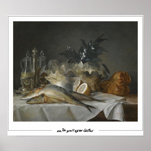 Anne Vallayer-Coster Zedign Art Poster #2 (Voorkant)