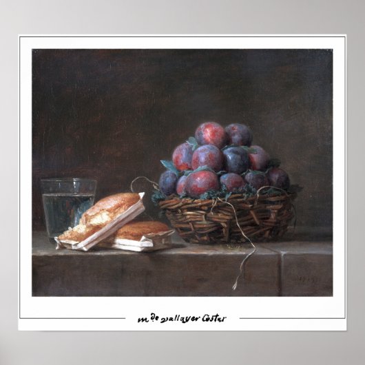 Anne Vallayer-Coster Zedign Art Poster #4 (Voorkant)