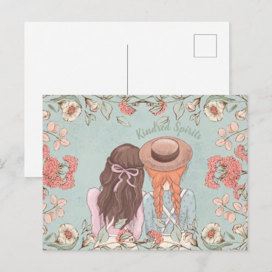 Anne van Green Gables Kindred Spirit Postcard Briefkaart (Voorkant / Achterkant)
