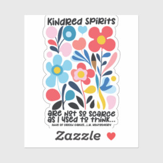 Anne van Green Gables Kindred Spirits Sticker