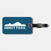 Annecy alsjeblieft bagagelabel (Achterkant horizontaal)