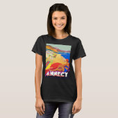 Annecy Beach Girl T-shirt (Voorkant volledig)