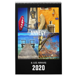 Annecy en Les Aravis, Haute-Savoie 2020 Kalender