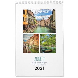 Annecy en Les Aravis, Haute-Savoie 2021 Kalender