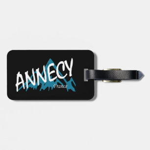 Annecy France Bergen Bagagelabel