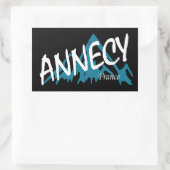 Annecy France Bergen Rechthoekige Sticker (Tas)