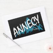 Annecy France Bergen Rechthoekige Sticker (Envelop)
