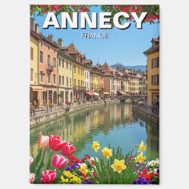 Annecy France Bloemen Reizen Magneet