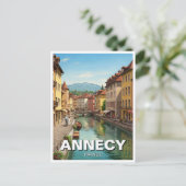 Annecy France Briefkaart (Staand voorkant)