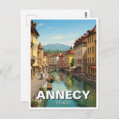 Annecy France Briefkaart (Voorkant / Achterkant)