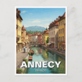 Annecy France Briefkaart (Voorkant)