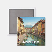 Annecy France Magneet (Voorkant / Achterkant)