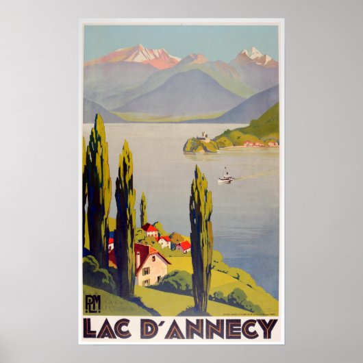  Annecy France Travel Poster (Voorkant)