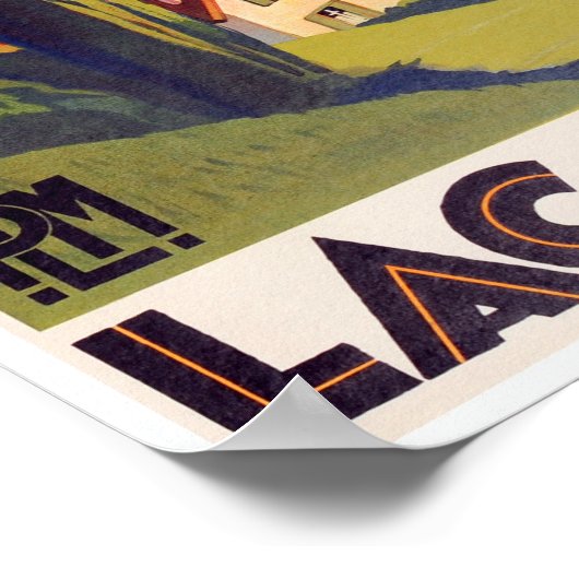  Annecy France Travel Poster (Hoek)