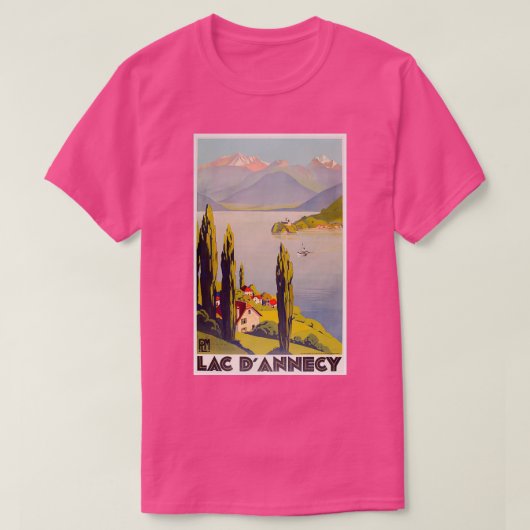 Annecy France Travel T-shirt (Design voorkant)