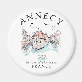 Annecy France – Venice of the Alps Magneet