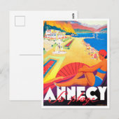 Annecy France vintage Briefkaart (Voorkant / Achterkant)