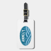 Annecy Frankrijk Buiten Bagagelabel (Voorkant verticaal)