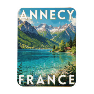 Annecy Frankrijk Kristalmeer Alpen reis Uitzicht Magneet