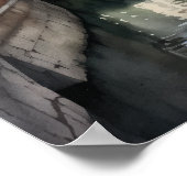 Annecy Frankrijk Landschapskunst Print Poster (Hoek)